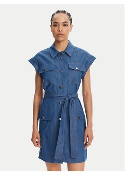 Liu Jo Sukienka jeansowa WA5509 D4695 Niebieski Regular Fit ze sklepu MODIVO w kategorii Sukienki - zdjęcie 182750996
