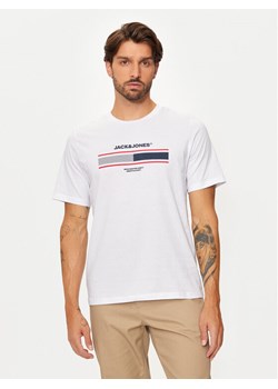 Jack&Jones T-Shirt South 12256784 Biały Standard Fit ze sklepu MODIVO w kategorii T-shirty męskie - zdjęcie 182751079