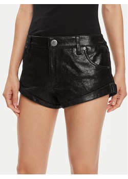 One Teaspoon Szorty skórzane Bandits 26208B Czarny Relaxed Fit ze sklepu MODIVO w kategorii Szorty - zdjęcie 182751245