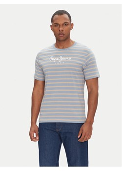 Pepe Jeans T-Shirt PM509407 Niebieski Regular Fit ze sklepu MODIVO w kategorii T-shirty męskie - zdjęcie 182751365