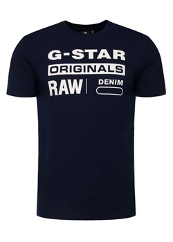 G-Star Raw T-Shirt D14143-336-6067 Granatowy Regular Fit ze sklepu MODIVO w kategorii T-shirty męskie - zdjęcie 182751385