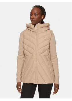 Tommy Hilfiger Bezrękawnik Chevron WW0WW42624 Beżowy Regular Fit ze sklepu MODIVO w kategorii Kamizelki damskie - zdjęcie 182751408