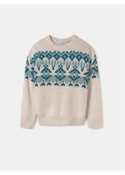 Mayoral Sweter 7304 Beżowy Regular Fit ze sklepu MODIVO w kategorii Swetry dziewczęce - zdjęcie 182751465