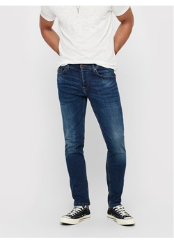 Only & Sons Jeansy Weft 22005076 Granatowy Regular Fit ze sklepu MODIVO w kategorii Jeansy męskie - zdjęcie 182751466