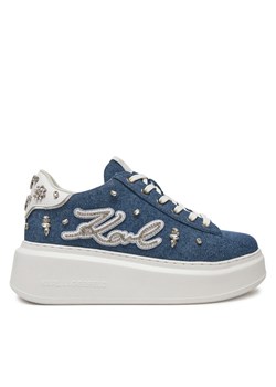 KARL LAGERFELD Sneakersy Ankapri KL63526 Niebieski ze sklepu MODIVO w kategorii Buty sportowe damskie - zdjęcie 182751486