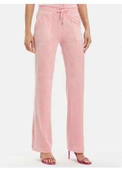 Juicy Couture Spodnie dresowe Del Ray JCAP180 Różowy Regular Fit ze sklepu MODIVO w kategorii Spodnie damskie - zdjęcie 182751496