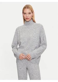 Athlecia Golf Daviana W Knitted High Neck EA241288 Szary Regular Fit ze sklepu MODIVO w kategorii Swetry damskie - zdjęcie 182751646