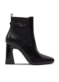 KARL LAGERFELD Botki Astra Nova KL33160 Czarny ze sklepu MODIVO w kategorii Botki - zdjęcie 182751749