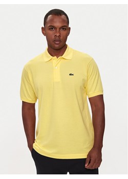 Lacoste Polo L1212 Żółty Regular Fit ze sklepu MODIVO w kategorii T-shirty męskie - zdjęcie 182751788
