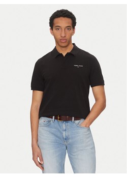 Tommy Jeans Polo Linear DM0DM20914 Czarny Regular Fit ze sklepu MODIVO w kategorii T-shirty męskie - zdjęcie 182751827