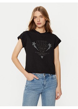 Guess T-Shirt W5RI06 I3Z14 Czarny Regular Fit ze sklepu MODIVO w kategorii Bluzki damskie - zdjęcie 182751836
