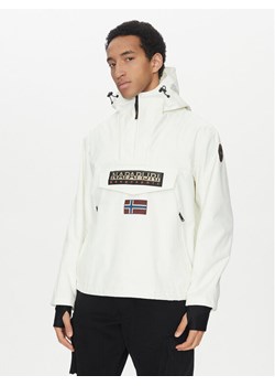 Napapijri Kurtka anorak Rainforest Next Sum NP0A4ILW Biały Loose Fit ze sklepu MODIVO w kategorii Kurtki męskie - zdjęcie 182752125
