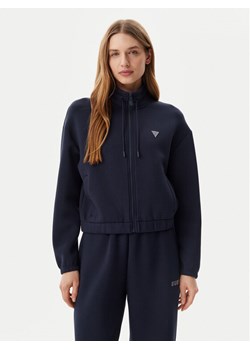 Guess Bluza V4BQ14 K7UW2 Granatowy Regular Fit ze sklepu MODIVO w kategorii Bluzy damskie - zdjęcie 182752126