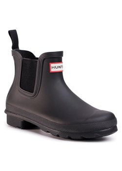 Hunter Kalosze Original Chelsea WFS2078RMA Czarny ze sklepu MODIVO w kategorii Kalosze damskie - zdjęcie 182752196
