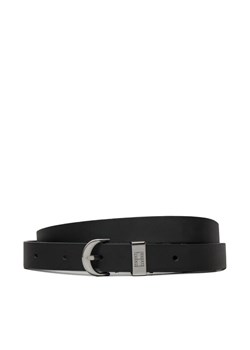 Tommy Jeans Pasek Damski AW0AW17000 Czarny ze sklepu MODIVO w kategorii Paski damskie - zdjęcie 182752229