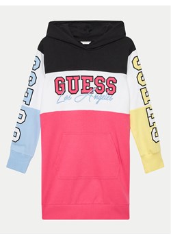 Guess Sukienka dzianinowa J4YK07 KA6R3 Kolorowy Regular Fit ze sklepu MODIVO w kategorii Sukienki dziewczęce - zdjęcie 182752248