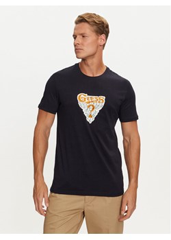 Guess T-Shirt M4BI44 I3Z14 Granatowy Slim Fit ze sklepu MODIVO w kategorii T-shirty męskie - zdjęcie 182752375