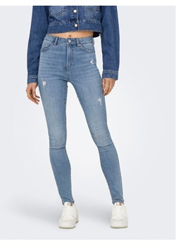 ONLY Jeansy Rose 15317250 Niebieski Skinny Fit ze sklepu MODIVO w kategorii Jeansy damskie - zdjęcie 182752408