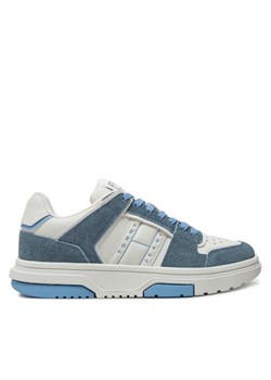 Tommy Jeans Sneakersy The Brooklyn Denim Leather EN0EN02578 Niebieski ze sklepu MODIVO w kategorii Buty sportowe damskie - zdjęcie 182752435