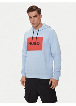 Hugo Bluza Duratschi223 50473168 Niebieski Regular Fit ze sklepu MODIVO w kategorii Bluzy męskie - zdjęcie 182752485
