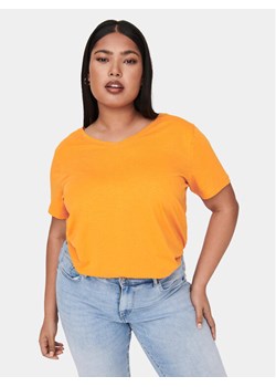 ONLY Carmakoma T-Shirt 15285965 Pomarańczowy Regular Fit ze sklepu MODIVO w kategorii Bluzki damskie - zdjęcie 182752607