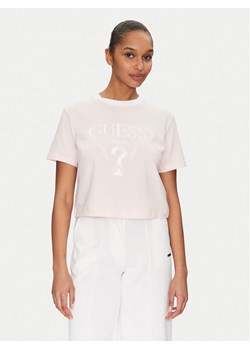 Guess T-Shirt V5GI18 I3Z14 Różowy Boxy Fit ze sklepu MODIVO w kategorii Bluzki damskie - zdjęcie 182752658