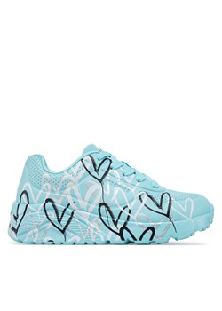 Skechers Sneakersy Uno Lite - Metallic Love 314067L/TQMT Błękitny ze sklepu MODIVO w kategorii Buty sportowe dziecięce - zdjęcie 182752715