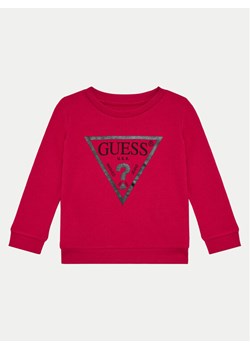 Guess Bluza K74Q12 KAUG0 Czerwony Regular Fit ze sklepu MODIVO w kategorii Bluzy chłopięce - zdjęcie 182752748