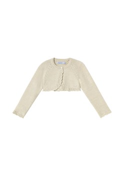Mayoral Bolerko 306 Beżowy Regular Fit ze sklepu MODIVO w kategorii Bluzy i swetry - zdjęcie 182752798