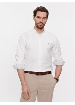 Polo Ralph Lauren Koszula 710767441007 Biały Slim Fit ze sklepu MODIVO w kategorii Koszule męskie - zdjęcie 182752816