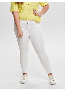 ONLY Carmakoma Jeansy Willy 15176825 Biały Skinny Fit ze sklepu MODIVO w kategorii Jeansy damskie - zdjęcie 182752876