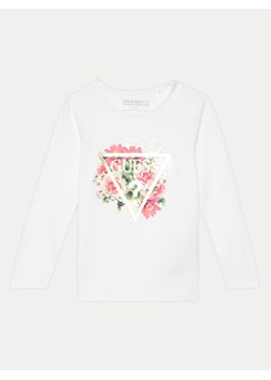 Guess Bluzka K4YI18 K6YW4 Biały Regular Fit ze sklepu MODIVO w kategorii T-shirty chłopięce - zdjęcie 182752956