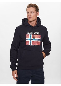 Napapijri Bluza NP0A4HE9 Granatowy Regular Fit ze sklepu MODIVO w kategorii Bluzy męskie - zdjęcie 182752977
