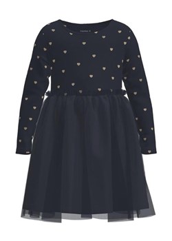 NAME IT Sukienka codzienna 13221711 Granatowy Regular Fit ze sklepu MODIVO w kategorii Sukienki dziewczęce - zdjęcie 182753015