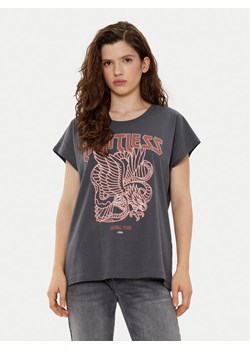 JJXX T-Shirt Wilma 12274694 Szary Boxy Fit ze sklepu MODIVO w kategorii Bluzki damskie - zdjęcie 182753017
