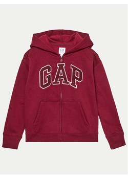 Gap Bluza 645395-00 Czerwony Relaxed Fit ze sklepu MODIVO w kategorii Bluzy chłopięce - zdjęcie 182753056