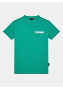 Napapijri T-Shirt NP0A4HGN S Zielony Regular Fit - id: 0000303012892 - marki Napapijri - 182753118 Napapijri T-Shirt NP0A4HGN S Zielony Regular Fit ze sklepu MODIVO w kategorii T-shirty chłopięce - zdjęcie 182753118