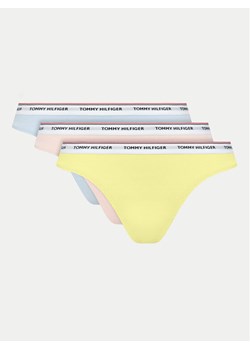 Tommy Hilfiger Komplet 3 par stringów UW0UW04894 Kolorowy ze sklepu MODIVO w kategorii Majtki damskie - zdjęcie 182753195