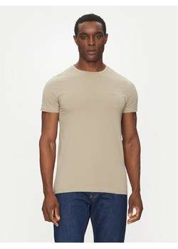 Calvin Klein T-Shirt K10K112724 Beżowy Slim Fit - id: 0000304666018 - marki Calvin Klein - 182753218 Calvin Klein T-Shirt K10K112724 Beżowy Slim Fit ze sklepu MODIVO w kategorii T-shirty męskie - zdjęcie 182753218
