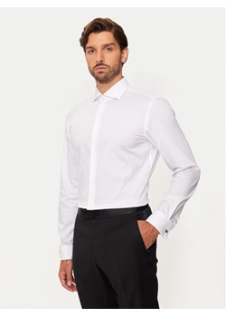 Boss Koszula H-Hank 50519935 Biały Slim Fit ze sklepu MODIVO w kategorii Koszule męskie - zdjęcie 182753389