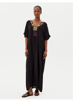 LOLA CASADEMUNT Sukienka letnia LS2516029 Czarny Relaxed Fit ze sklepu MODIVO w kategorii Sukienki - zdjęcie 182753518
