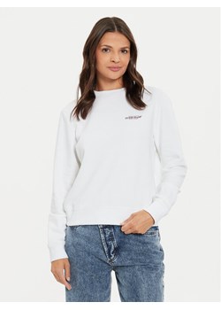 Guess Jeans Bluza W4YQ07 KC811 Biały Regular Fit ze sklepu MODIVO w kategorii Bluzy damskie - zdjęcie 182753525