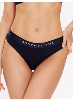 Tommy Hilfiger Stringi UW0UW04146 Granatowy ze sklepu MODIVO w kategorii Majtki damskie - zdjęcie 182753686