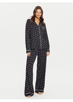 Guess Piżama O5RX08 KCIN2 Czarny Regular Fit ze sklepu MODIVO w kategorii Piżamy damskie - zdjęcie 182753809