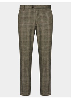Redefined Rebel Chinosy Ercan 196045 Brązowy Slim Fit ze sklepu MODIVO w kategorii Spodnie męskie - zdjęcie 182753856