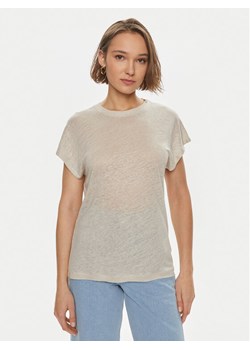Calvin Klein T-Shirt K20K207260 Beżowy Relaxed Fit ze sklepu MODIVO w kategorii Bluzki damskie - zdjęcie 182753959