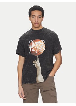 Puma T-Shirt Dylan Exhibit 630475 Czarny Regular Fit ze sklepu MODIVO w kategorii T-shirty męskie - zdjęcie 182754007