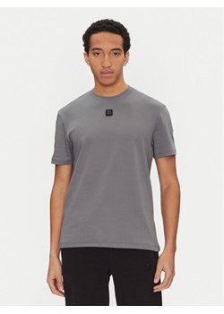 HUGO T-Shirt Dalile 50505201 Szary Regular Fit ze sklepu MODIVO w kategorii T-shirty męskie - zdjęcie 182754145