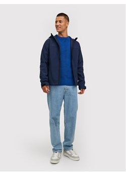 Jack&Jones Kurtka softshell Marvin 12212363 Granatowy Regular Fit ze sklepu MODIVO w kategorii Kurtki męskie - zdjęcie 182754237