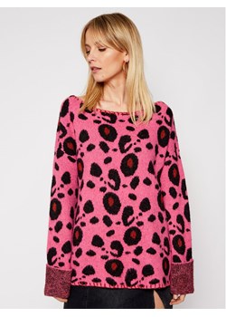 One Teaspoon Sweter Lepopard 23611 Różowy Regular Fit ze sklepu MODIVO w kategorii Swetry damskie - zdjęcie 182754338